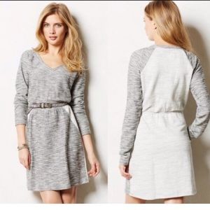 Anthropologie Saturday Sunday Gael Marled Knit Dress Gray XXS